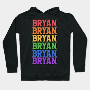 BRYAN RAINBOW TYPOGRAPHY Hoodie